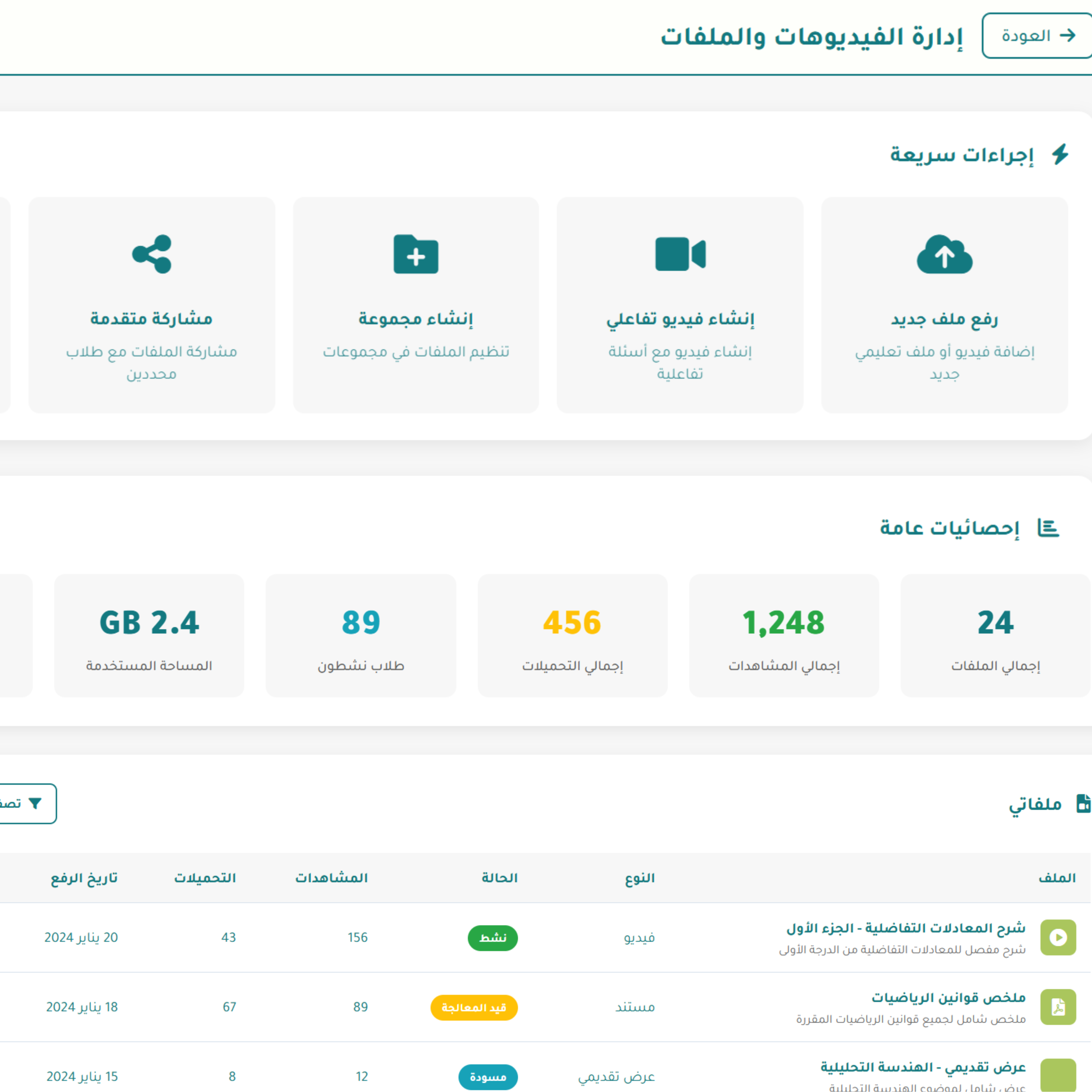 إنشاء المحتوى